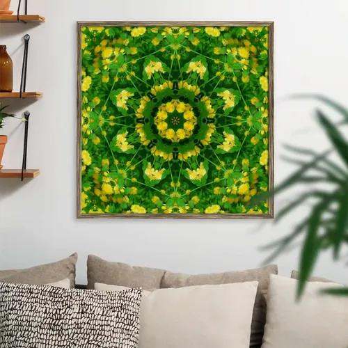 ArtzFolio Spring Mandala Flower | Premium Canvas Painting for Bedroom & Living Room