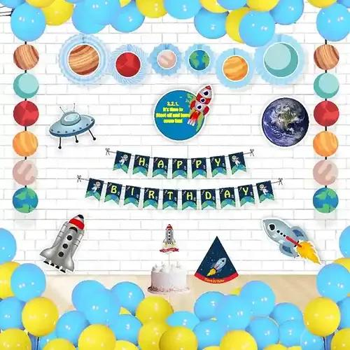 Untumble Space Theme Paper Fan Kit