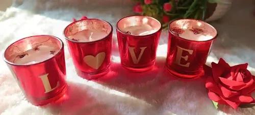 Love Votive Candle Set