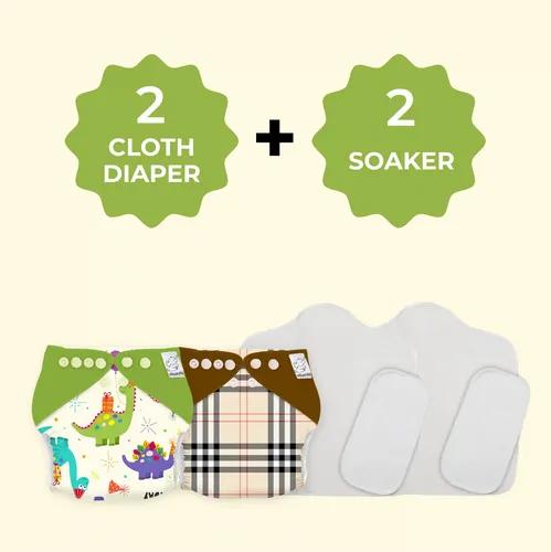 Snugkins New Age Reusable, Waterproof & Washable Cloth Diapers for Babies