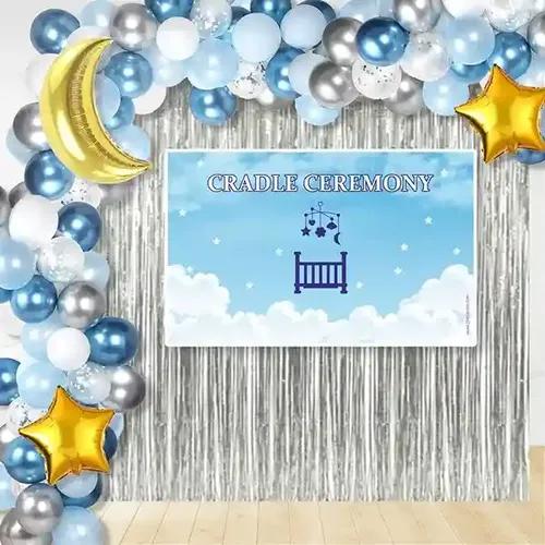 Untumble Cradle Ceremony Backdrop Foil Kit (Pack Of 58)