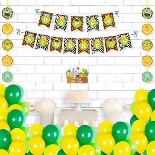 Untumble Jungle Theme Birthday Kit