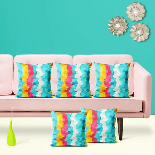 ArtzFolio Color Circle | Decorative Cushion Cover for Bedroom & Living Room