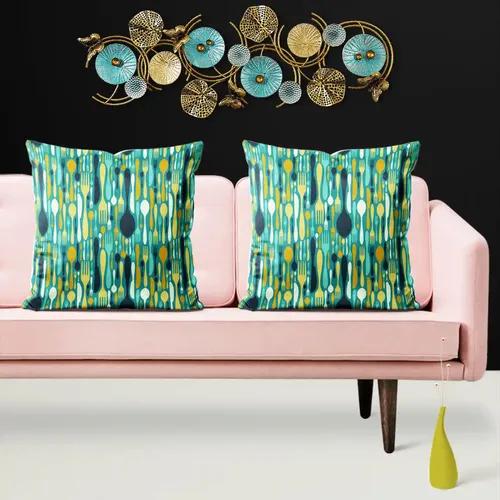 ArtzFolio Cutlery | Decorative Cushion Cover for Bedroom & Living Room