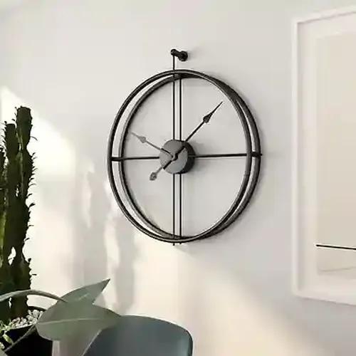 Black Minimalist Wall Clock