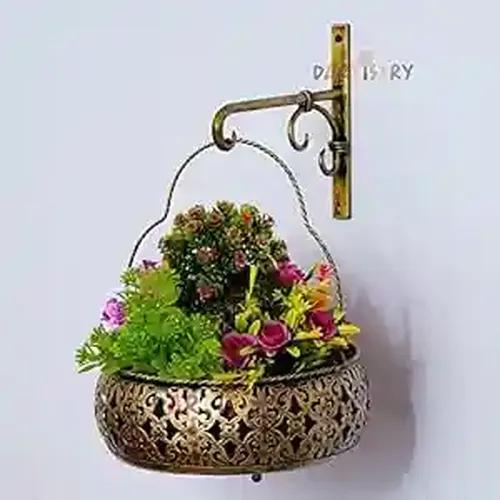 Dartistry® Flower Basket for Home Decor Indoor and Outdoor/Wall Hanging Basket for Home Decoration