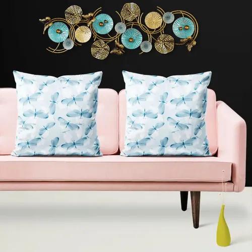 ArtzFolio Butterflies D2 | Decorative Cushion Cover for Bedroom & Living Room