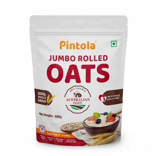 Pintola Oats, 100% JUMBO Rolled Oats - 400g