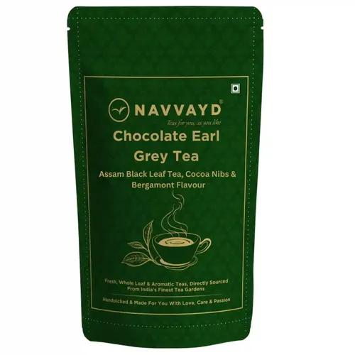 NAVVAYD Chocolate Earl Grey Tea (100 Grams, 50 Cups)