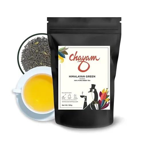 CHAYAM Himalayan Green Tea | 100% Pure Natural Whole Leaf | Grade - SFTGFOP (100 grams)