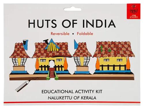 Handmade Educational DIY Colouring & Learning Activity Kit (Nalukettu Of Kerala)- 7+Years