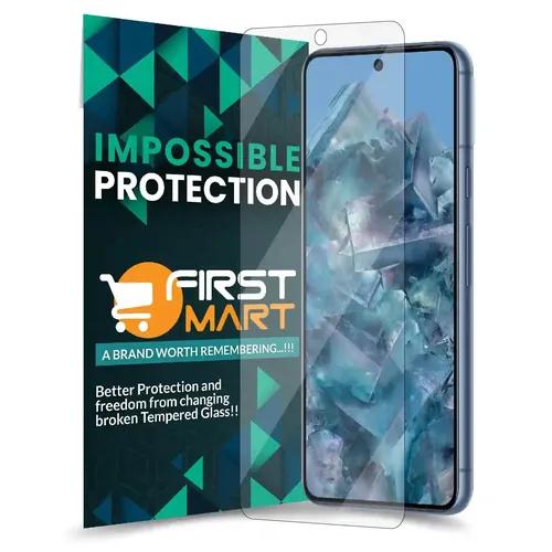 FIRST MART Screen Protector for Google Pixel 8 Pro 5G Impossible Fiber Case Friendly Screen Protection & Installation Kit (Crystal Clear)