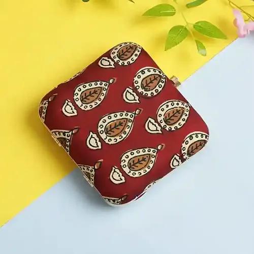 Stylish Diya Printed Designer Clutch For Women