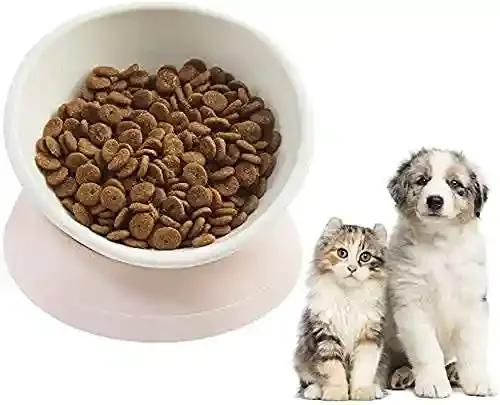 MOSTOS ; Brings Superior || Cat Feeding Bowl || Small Dog Feeding Bowl || Anti-Slip Dog Food Bowl Dish Detachable Rubber Dog Bowl || 360 Degree Free Tilt Design (Small Dog Bowl)