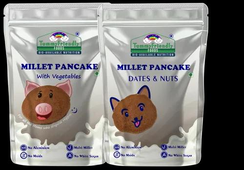 Tummyfriendly Foods Millet Pancake Mix - Veggies, Dates, Nuts. Healthy Breakfast. 2 Packs 150G Each Cocoa Powder (2 X 150 G)