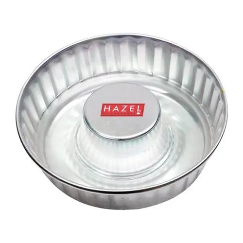 HAZEL Donut Mould Aluminium Large Size | Donut Baking Molder Tray Pan for Cake | Baking Essentials Tools for OTG Microwave, Large