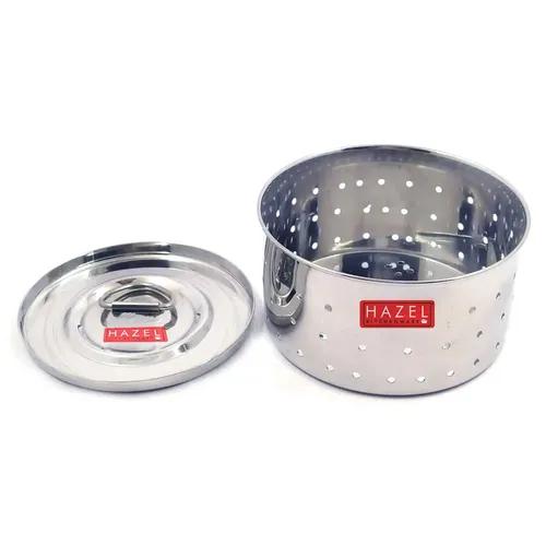 HAZEL Paneer Maker for Home | Stainless Steel Round Shape Paneer Mould | Tofu/Paneer Maker Mould Press, Big Size