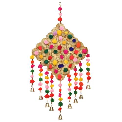 Gotta Bukram Wall Hanging - Multicolour